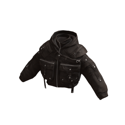 Layered Street Techwear Jacket Dark Brown