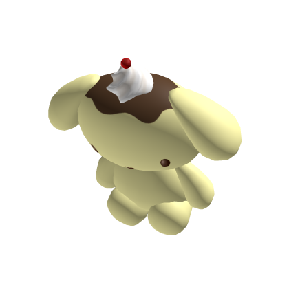 Cute Yellow Pudding Dog Plushie