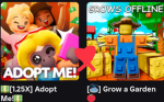 Everyone likes grow a garden and adopt me
