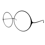 Very Big Black Glasses