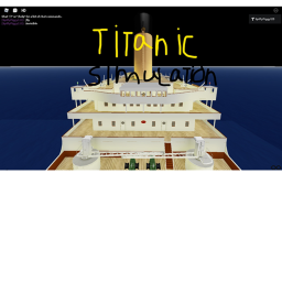 Titanic sailing simulation