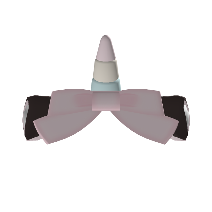 cutecore unicorn horn kitty bow brown
