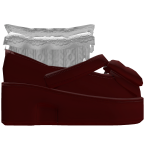Red Doll Platforms V2 - Right Shoe Accessory