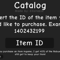 Catalog Item Buyer with ID (buy items in catalog t