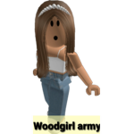 Wood girl army