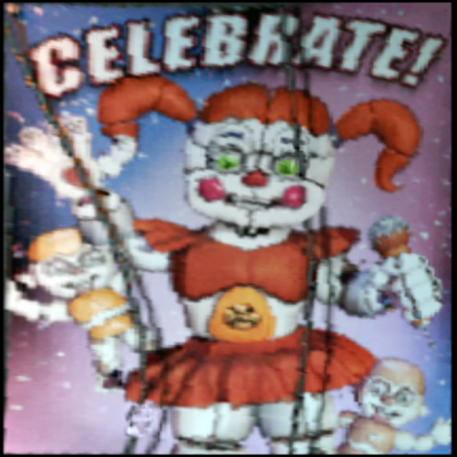Circus Baby poster Roblox decal