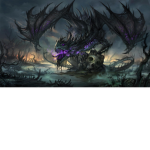 the black and purple dragons