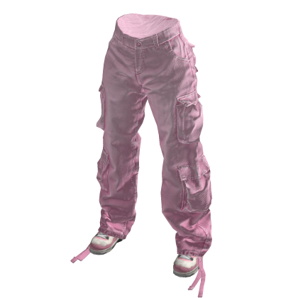 Pink Urban Baggy Cargos
