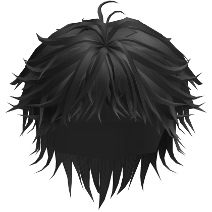 Grey Messy Anime Boy Hair Roblox item