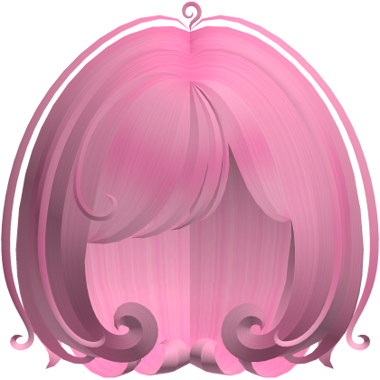 pink curly cosplay noragami anime adorable bob  Roblox item