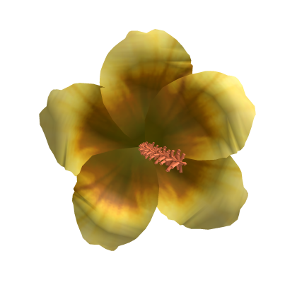 ♡ Yellow Hair Hibiscus Roblox item