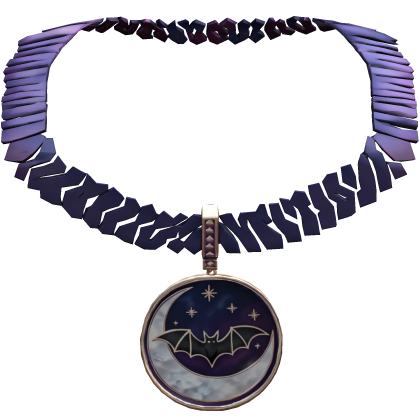 Iced Out Halloween Moon Bat Chain 1.0