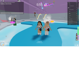 Rainbow Obby with 800 stages!!