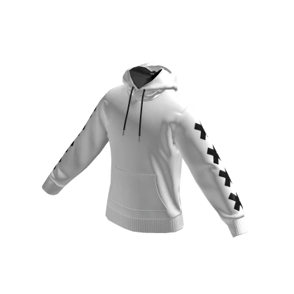 White Black Stitches Hoodie Roblox Item Rolimon s