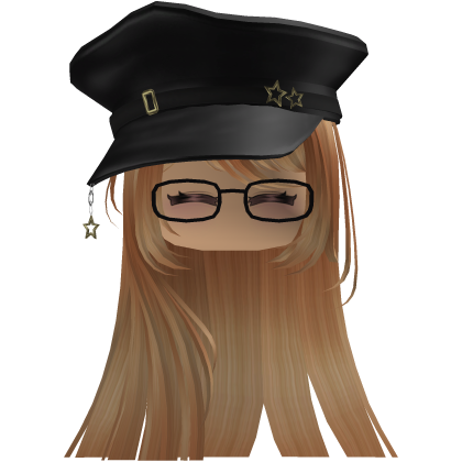 Cute emo y2k hair fluffy (ginger) 