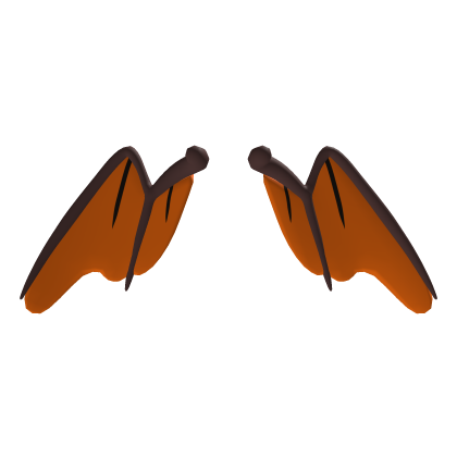 Brown and Orange Bat Wings