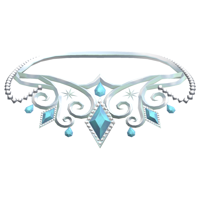 Majestic Light Blue Jeweled Royal Necklace