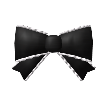 ♪ : sweet black bow Roblox item