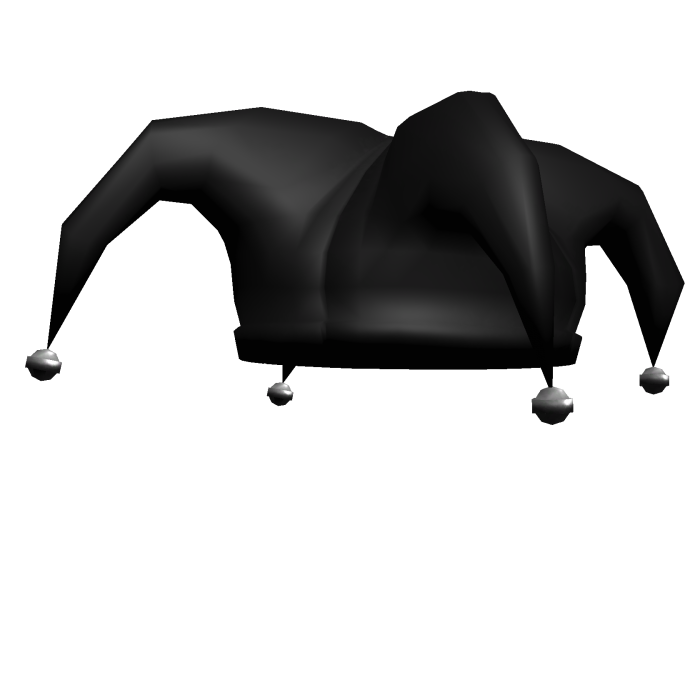 Y2k Black jester hat
