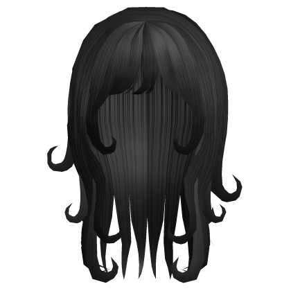 Cute Swirly Layered in Black Roblox item