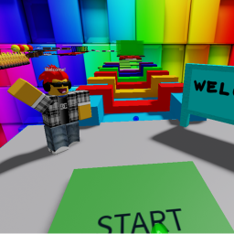 MEGA Rainbow Obby [new levels]