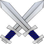 the crossed swords