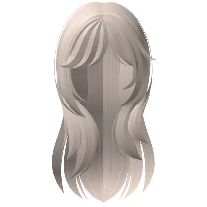 ♡ : cute long ash blonde wavy hair  Roblox item