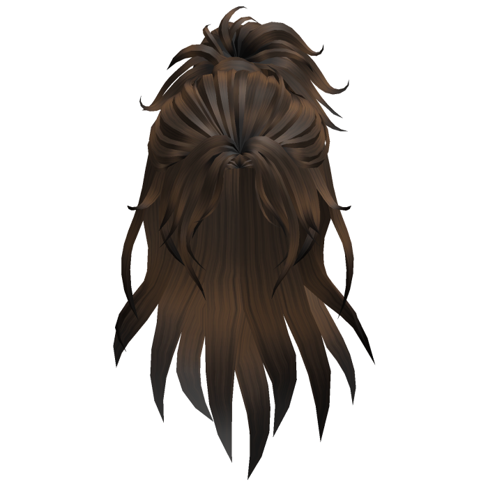 Long Layered Wolf Cut Hair - Brown