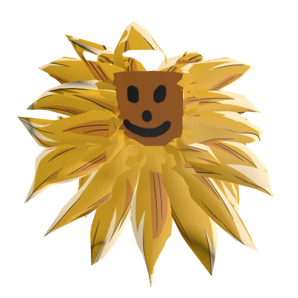 Yellow Giant Spikey SunFlower BackPack | Roblox Item - Rolimon's