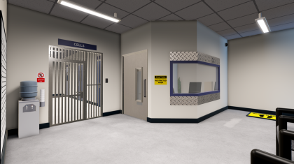 British Police Station (FURNISHED) preview 2