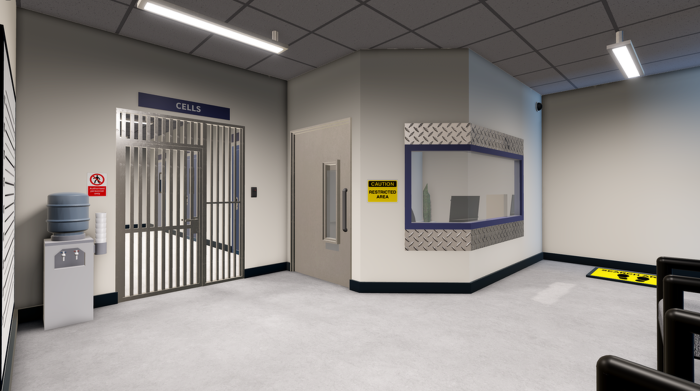 British Police Station (FURNISHED) preview 2