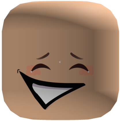 ♡ (Tan) Silly Bashful Doodle Smile Face Roblox item