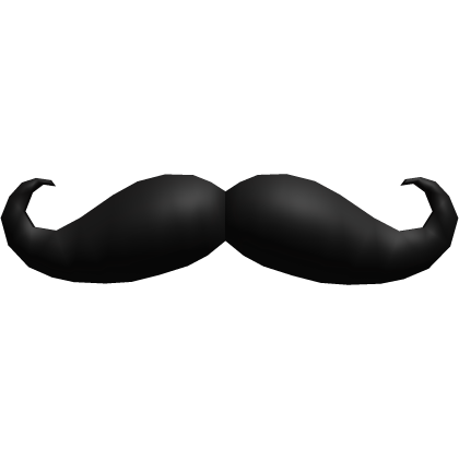 cute black mustache Roblox item