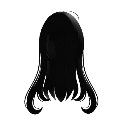 ꒰ ୨୧ : sweet long dolly hair in black Roblox item