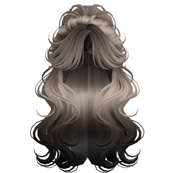 Crimped Wavy Empress Ponytail Skunk