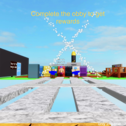 complete the obby to get rewards(UPDATE)