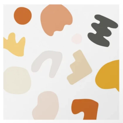 Pastel abstract shapes