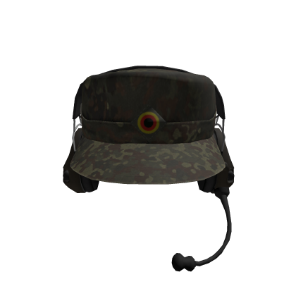 Bundeswehr Fieldcap+headset flecktarn Roblox item