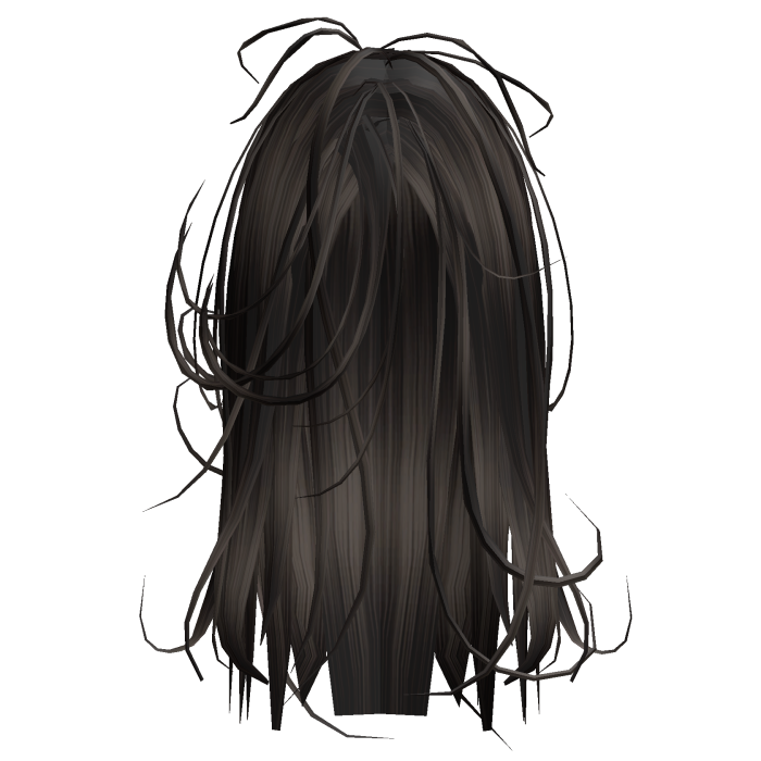 ´-` Brown Messy Hair Horror Movie Protagonist 24.