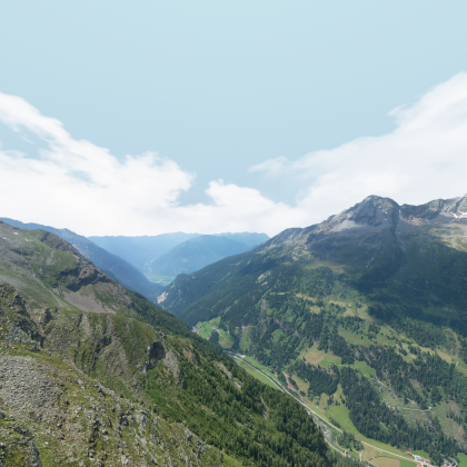 MountainsDaySky
