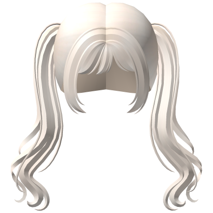 ♡ cute messy wavy pigtails in blonde