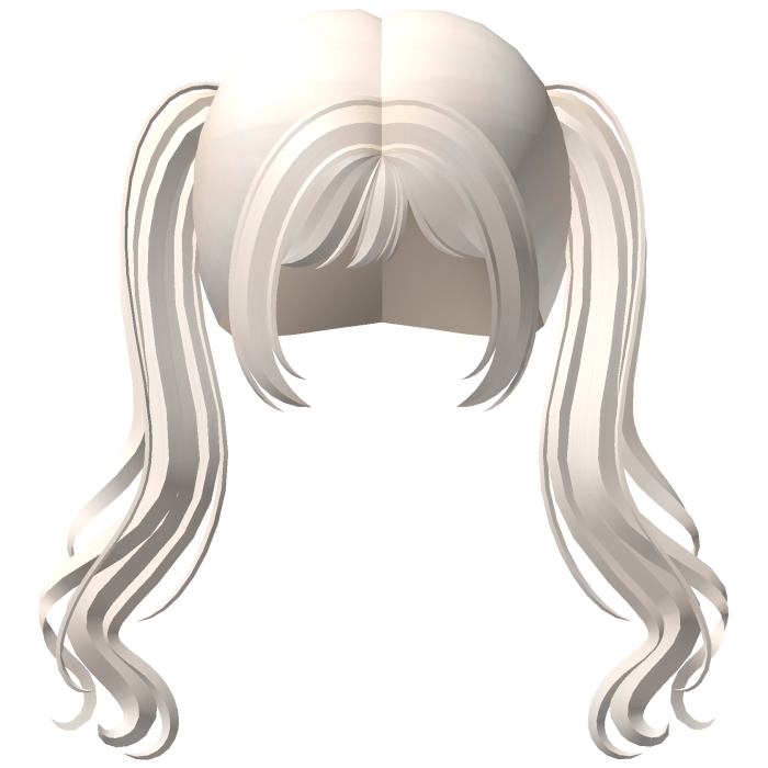 ♡ cute messy wavy pigtails in blonde