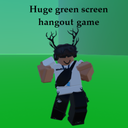Huge green screen hangout game
