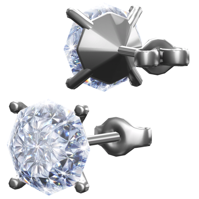 Diamond Stud Earrings