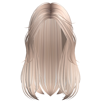 Long Layered Preppy Wispy Hair (Platinum) Roblox item