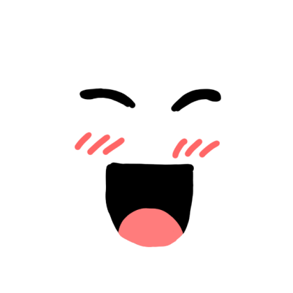 super blushy face Roblox decal