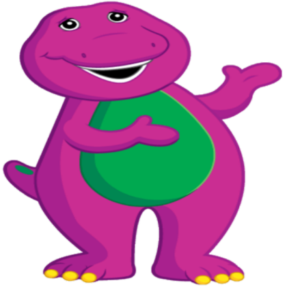 Cartoon Barney Roblox decal