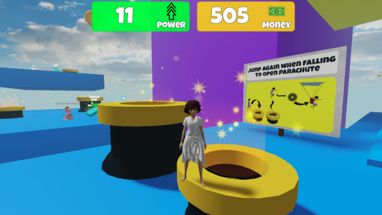 Parachute Power 🪂 [Beta] - Winter 2026 Tower Obby screenshot 2