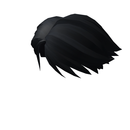 Black Short Parted Hair Roblox item