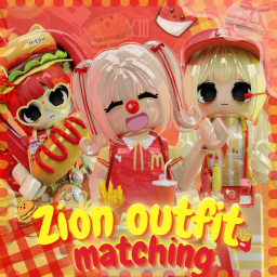 🍔 ZION's Fast Food Outfits & Duplas! 🍟